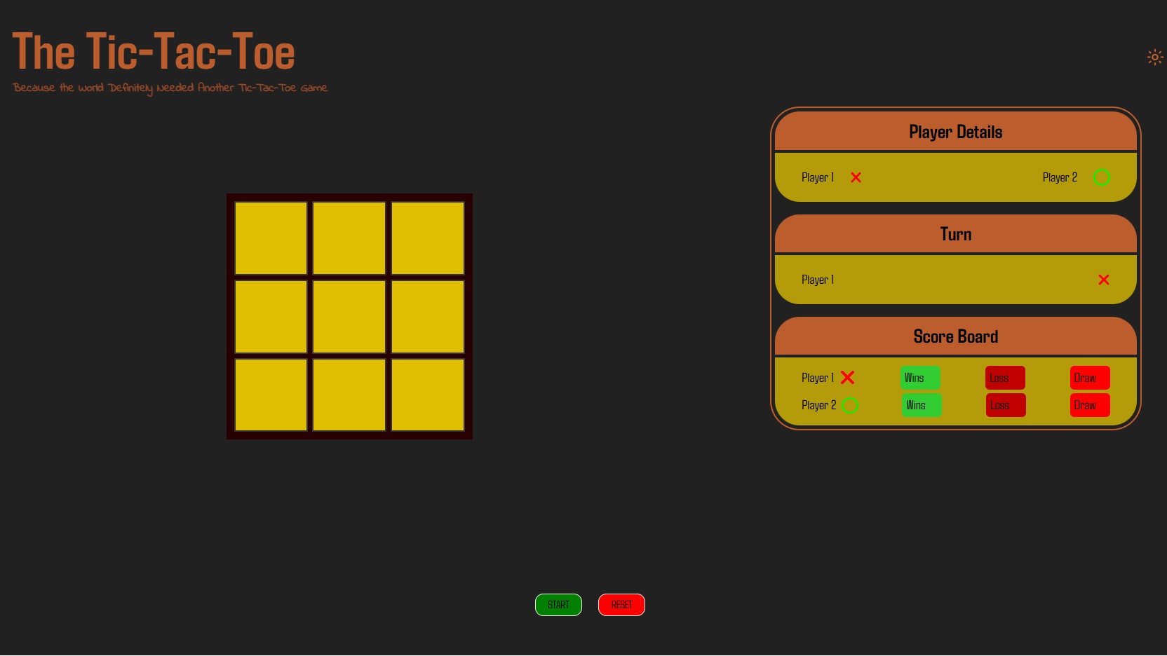 The Tic-Tac-Toe