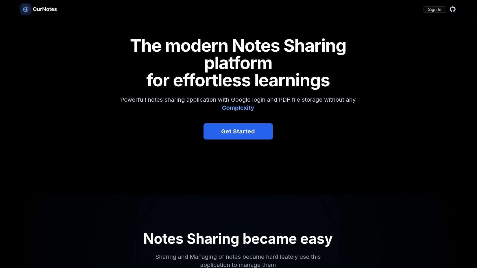 Ournotes
