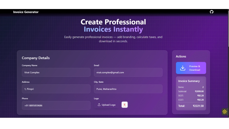 Invoice Generator