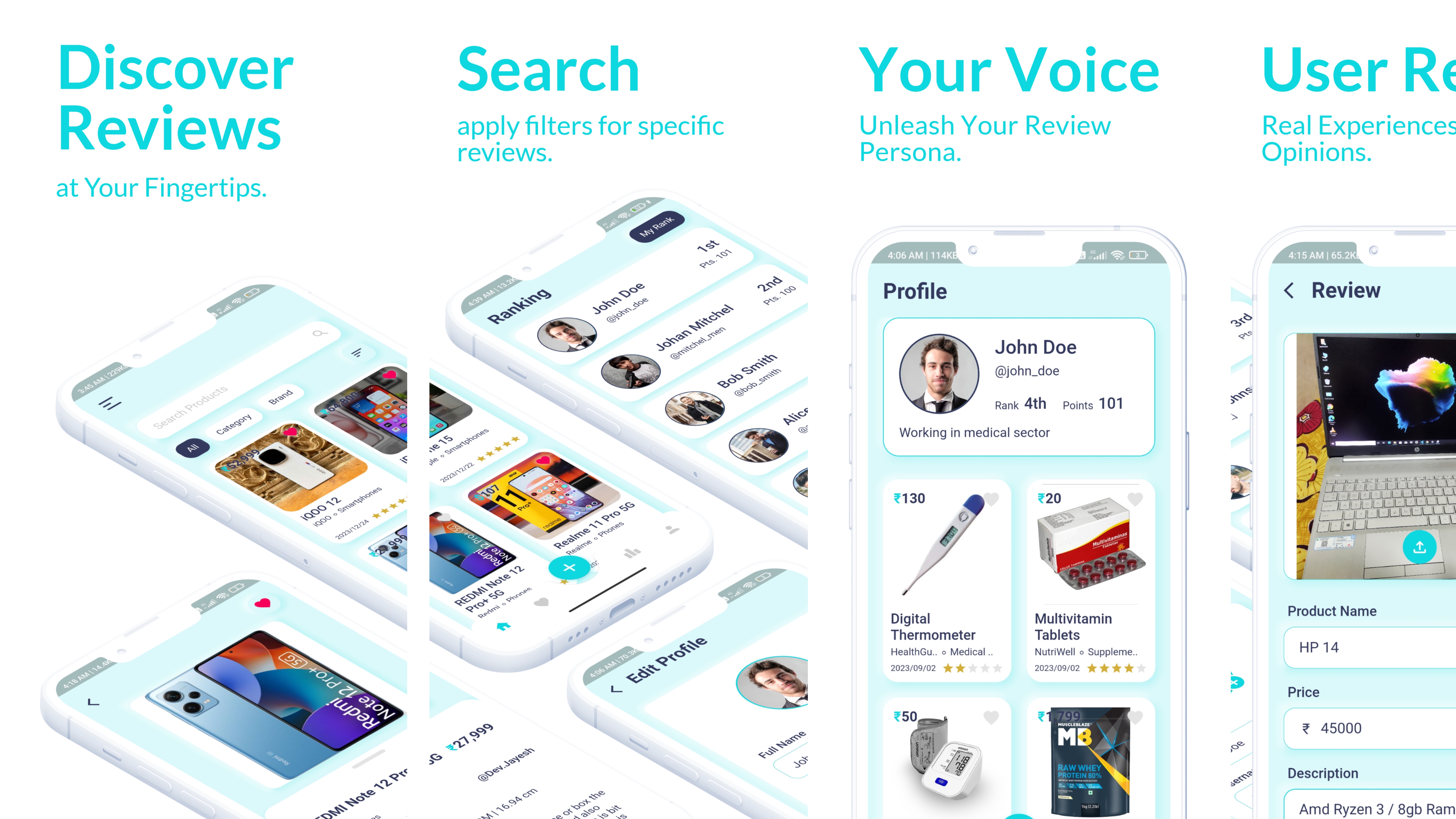Review House 🔬 - Flutter App