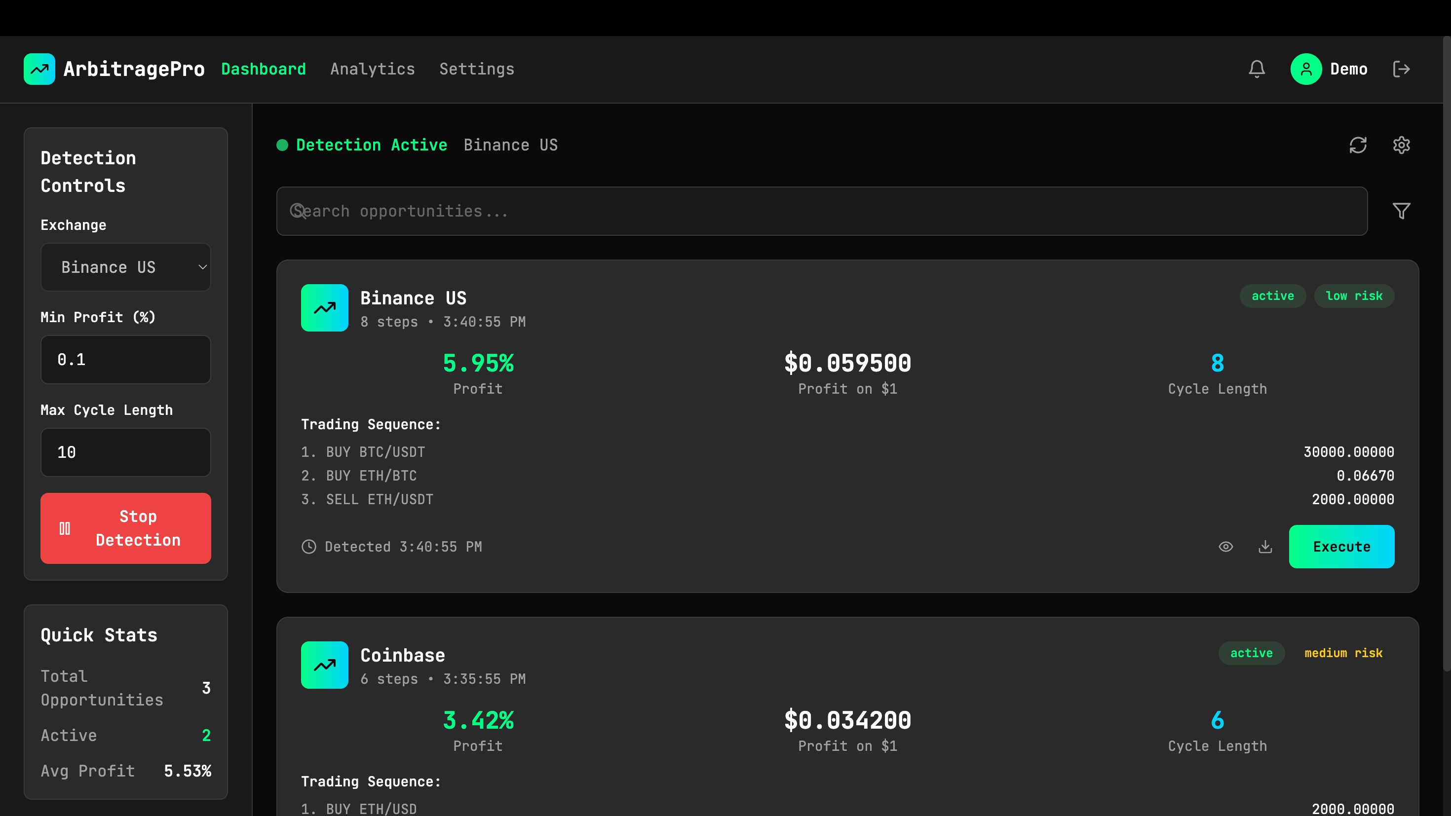 triangular-arbitrage-search